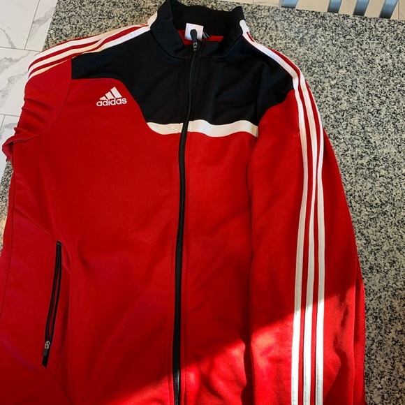 Adidas Red Track Jacket - Picture 1 of 5